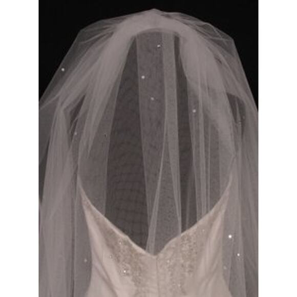 Diamond White Chapel Length Bridal Veil by Your Dream Dress Exclusive S414VL main image 7